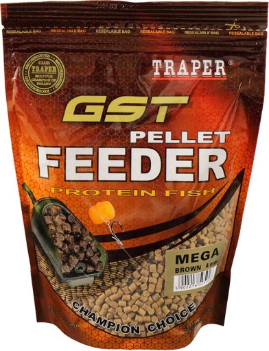 Traper-GST-Pellet-Feeder-Mega-Brown-4mm