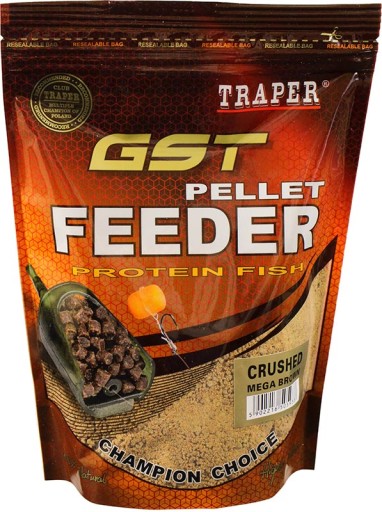 Traper-GST-Pellet-Feeder-Mega-Brown-Crushed