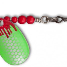 Magic Trout 2g 2,5cm Bloody Loony Spoon Rood/groen