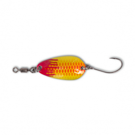 Magic Trout 2g 2,5cm Bloody Loony Spoon Rood/geel
