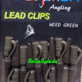 Deception Angling Lead Clips (weed green)
