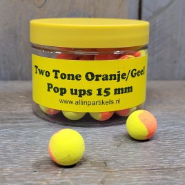 Pop Ups 15mm Two Tone Geel/Oranje