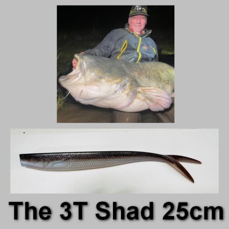 The 3T Shad zwart blauw