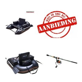 Patriot Hydro-X Bellyboat + Gratis Stinger hengelset